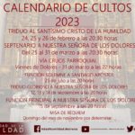 Calendario de Cultos 2023